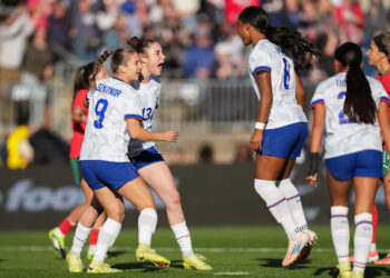 uswnt corrects course with 3 1 win over portugal behind olivia moultrie brace