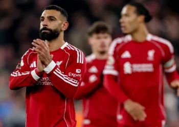 mohamed salah started on the bench again shutterstock:adam vaughan